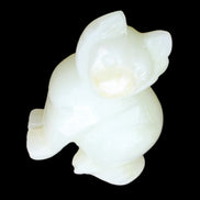 Afghan Jade hand-carved Cat 94*45*130mm 753g in sunlight - Rocks and Things Store