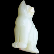 Afghan Jade hand-carved Cat 94*45*130mm 753g in sunlight - Rocks and Things Store