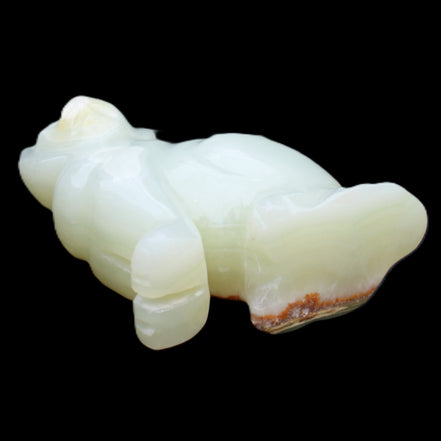 Afghan Jade hand-carved Cat 94*45*130mm 753g in sunlight - Rocks and Things Store