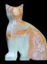 Afghan Jade hand-carved Cat 77*31*105mm 404g in sunlight - Rocks and Things Store