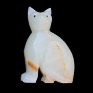 Afghan Jade hand-carved Cat 75*33*108mm 413g in sunlight - Rocks and Things Store
