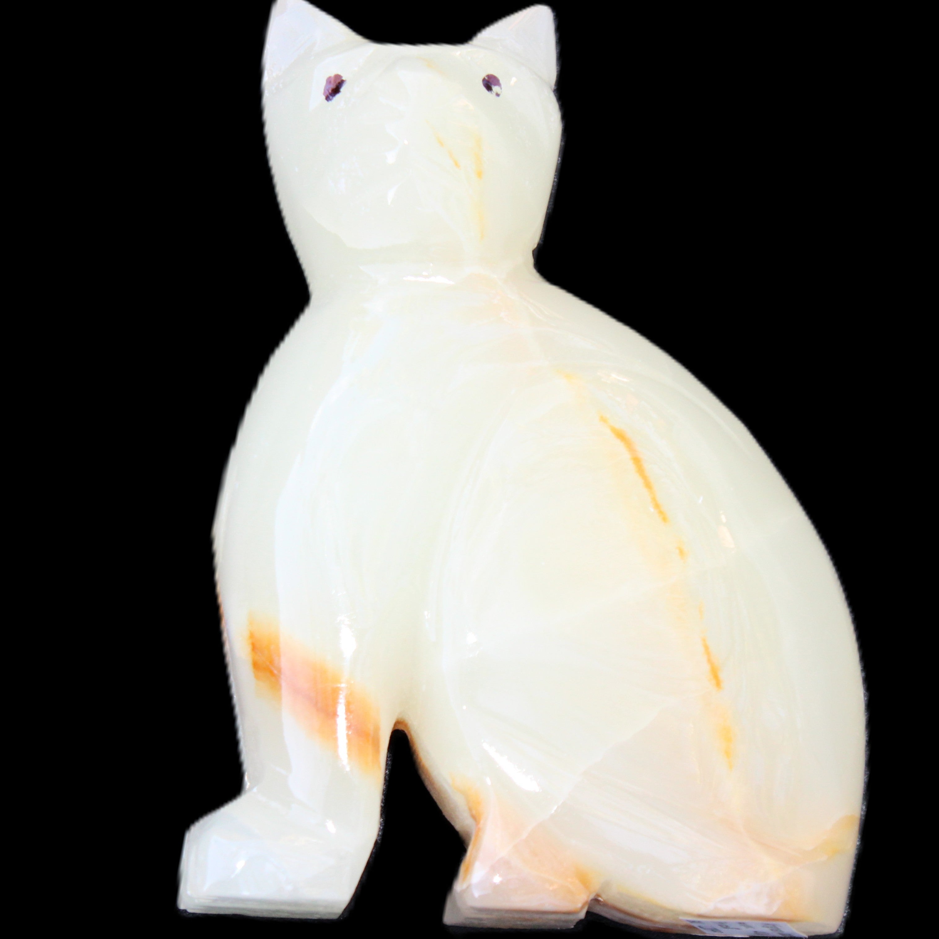 Afghan Jade hand-carved Cat 75*33*108mm 413g in sunlight - Rocks and Things Store