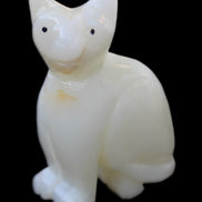 Afghan Jade hand-carved Cat 70*34*102mm 388g in sunlight - Rocks and Things Store
