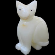 Afghan Jade hand-carved Cat 70*34*102mm 388g in sunlight - Rocks and Things Store