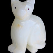 Afghan Jade hand-carved Cat 70*34*102mm 388g in sunlight - Rocks and Things Store
