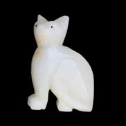 Afghan Jade hand-carved Cat 70*34*102mm 388g in sunlight - Rocks and Things Store
