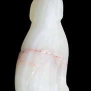 Afghan Jade hand-carved Dog 66*33*105mm 404g in sunlight - Rocks and Things Store