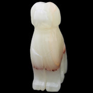 Afghan Jade hand-carved Dog 66*33*105mm 404g in sunlight - Rocks and Things Store