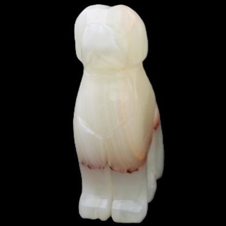 Afghan Jade hand-carved Dog 66*33*105mm 404g in sunlight - Rocks and Things Store