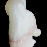Afghan Jade hand-carved Dog 66*33*105mm 404g in sunlight - Rocks and Things Store