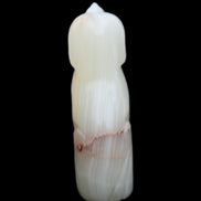 Afghan Jade hand-carved Dog 66*33*105mm 404g in sunlight - Rocks and Things Store