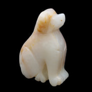 Afghan Jade hand-carved Dog 69*33*105mm 395g in sunlight - Rocks and Things Store