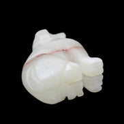 Afghan Jade hand-carved Dog 69*33*105mm 395g in sunlight - Rocks and Things Store
