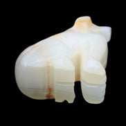 Afghan Jade hand-carved Dog 69*33*105mm 395g in sunlight - Rocks and Things Store