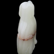 Afghan Jade hand-carved Dog 69*33*105mm 395g in sunlight - Rocks and Things Store