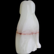 Afghan Jade hand-carved Dog 69*33*105mm 395g in sunlight - Rocks and Things Store