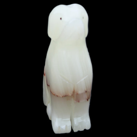 Afghan Jade hand-carved Dog 69*33*105mm 395g in sunlight - Rocks and Things Store