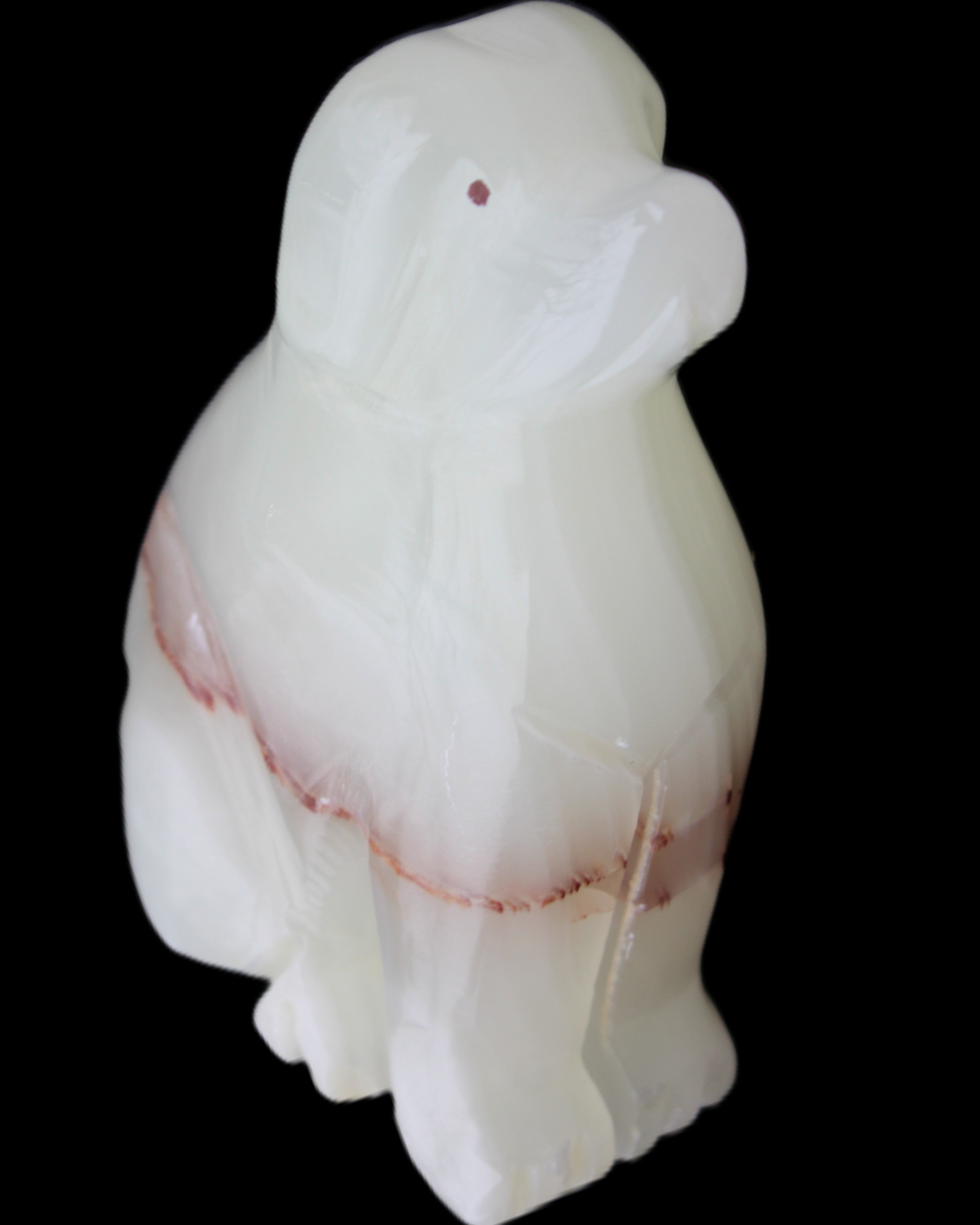 Afghan Jade hand-carved Dog 69*33*105mm 395g in sunlight - Rocks and Things Store