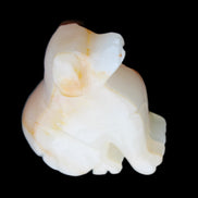 Afghan Jade hand-carved Dog 69*33*105mm 395g in sunlight - Rocks and Things Store