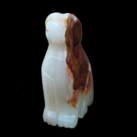 Afghan Jade hand-carved Dog 73*35*106mm 431g in sunlight - Rocks and Things Store