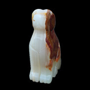 Afghan Jade hand-carved Dog 73*35*106mm 431g in sunlight - Rocks and Things Store