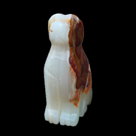 Afghan Jade hand-carved Dog 73*35*106mm 431g in sunlight - Rocks and Things Store