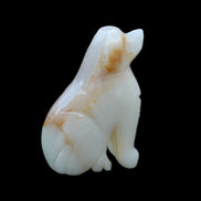 Afghan Jade hand-carved Dog 73*35*106mm 431g in sunlight - Rocks and Things Store