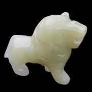 Afghan Jade hand-carved Lion 100*31*78mm 258g in sunlight - Rocks and Things Store