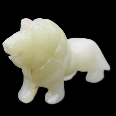 Afghan Jade hand-carved Lion 100*31*78mm 258g in sunlight - Rocks and Things Store