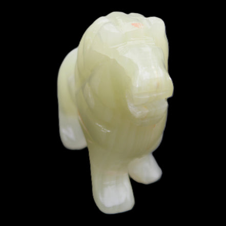 Afghan Jade hand-carved Lion 100*31*78mm 258g in sunlight - Rocks and Things Store