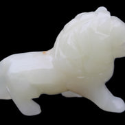 Afghan Jade hand-carved Lion 115*31*77mm 316g in sunlight - Rocks and Things Store