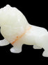Afghan Jade hand-carved Lion 115*31*77mm 316g in sunlight - Rocks and Things Store