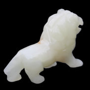 Afghan Jade hand-carved Lion 115*31*77mm 316g in sunlight - Rocks and Things Store