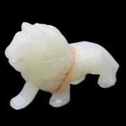 Afghan Jade hand-carved Lion 115*31*77mm 316g in sunlight - Rocks and Things Store