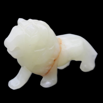 Afghan Jade hand-carved Lion 115*31*77mm 316g in sunlight - Rocks and Things Store