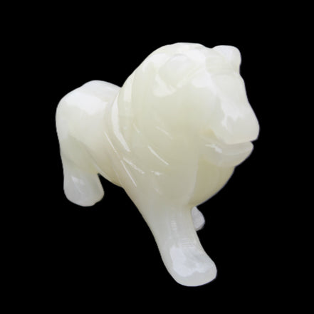 Afghan Jade hand-carved Lion 115*31*77mm 316g in sunlight - Rocks and Things Store