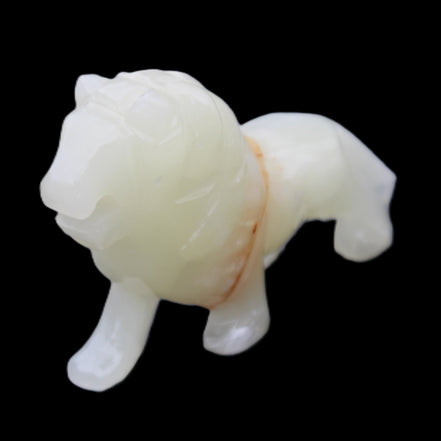 Afghan Jade hand-carved Lion 115*31*77mm 316g in sunlight - Rocks and Things Store