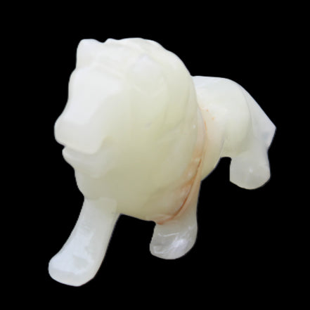 Afghan Jade hand-carved Lion 115*31*77mm 316g in sunlight - Rocks and Things Store