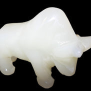 Afghan Jade hand-carved Lion 121*33*71mm 259g in sunlight - Rocks and Things Store