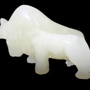 Afghan Jade hand-carved Lion 121*33*71mm 259g in sunlight - Rocks and Things Store