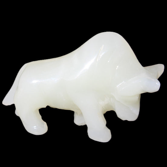 Afghan Jade hand-carved Lion 121*33*71mm 259g in sunlight - Rocks and Things Store