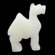 Afghan Jade hand-carved Camel 70*24*102mm 238g in sunlight - Rocks and Things Store