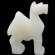 Afghan Jade hand-carved Camel 70*24*102mm 238g in sunlight - Rocks and Things Store
