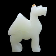 Afghan Jade hand-carved Camel 70*24*102mm 238g in sunlight - Rocks and Things Store