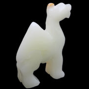 Afghan Jade hand-carved Camel 70*24*102mm 238g in sunlight - Rocks and Things Store