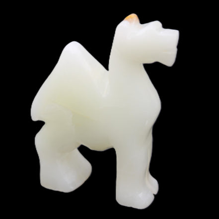 Afghan Jade hand-carved Camel 70*24*102mm 238g in sunlight - Rocks and Things Store