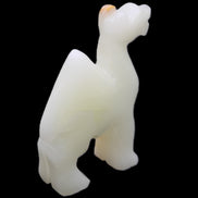 Afghan Jade hand-carved Camel 70*24*102mm 238g in sunlight - Rocks and Things Store