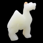 Afghan Jade hand-carved Camel 70*24*102mm 238g in sunlight - Rocks and Things Store
