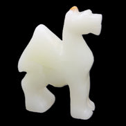 Afghan Jade hand-carved Camel 70*24*102mm 238g in sunlight - Rocks and Things Store