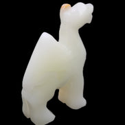 Afghan Jade hand-carved Camel 70*24*102mm 238g in sunlight - Rocks and Things Store